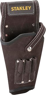 STANLEY Leather Drill Holster 3 Pockets STST1-80118 Brown view 3