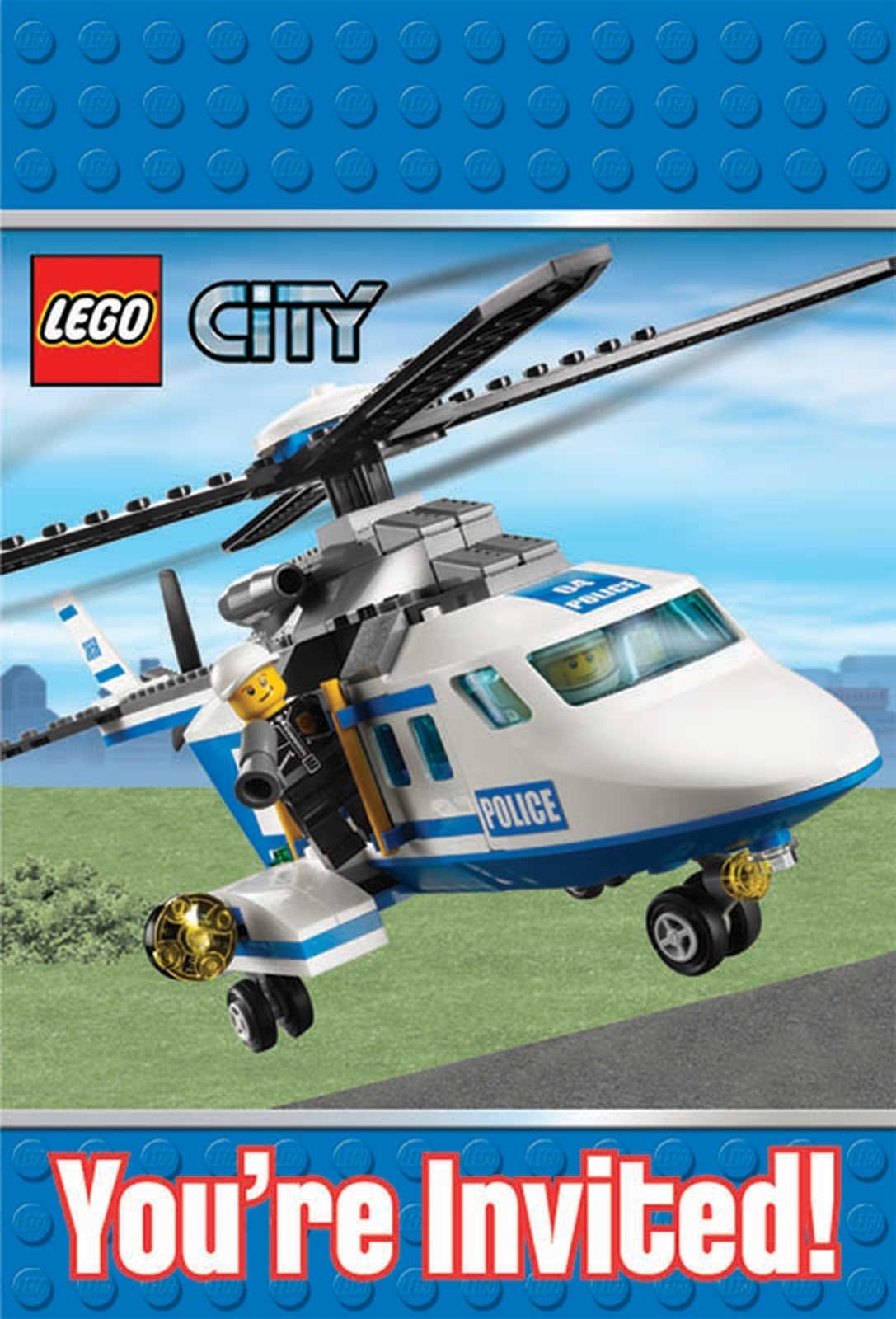 Amscan Invites Lego