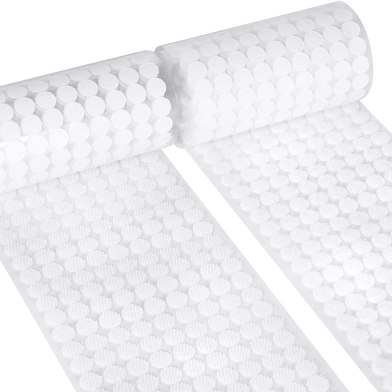 Photo 1 of Self Adhesive Dots,1050pcs(525 Pairs) Strong Adhesive 0.39 inch Diameter Sticky Back Hook Nylon, Loop Dots with Waterproof Sticky Glue Tapes, Suitable for Classroom, Office, Home