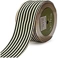 May Arts 1-1/2-Inch Wide Ribbon, Green Grosgrain Stripe