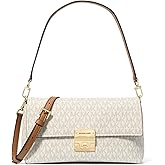 Michael Kors womens Addie Medium Convertible Pouchette Crossbody Bag