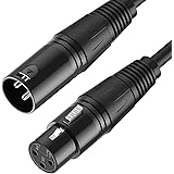 XLR Mic Cables 25 Feet - Sovvid Premium Series Balanced 3 PIN XLR Male to XLR Female Microphone Cable XLR Mic Patch Cable Cor