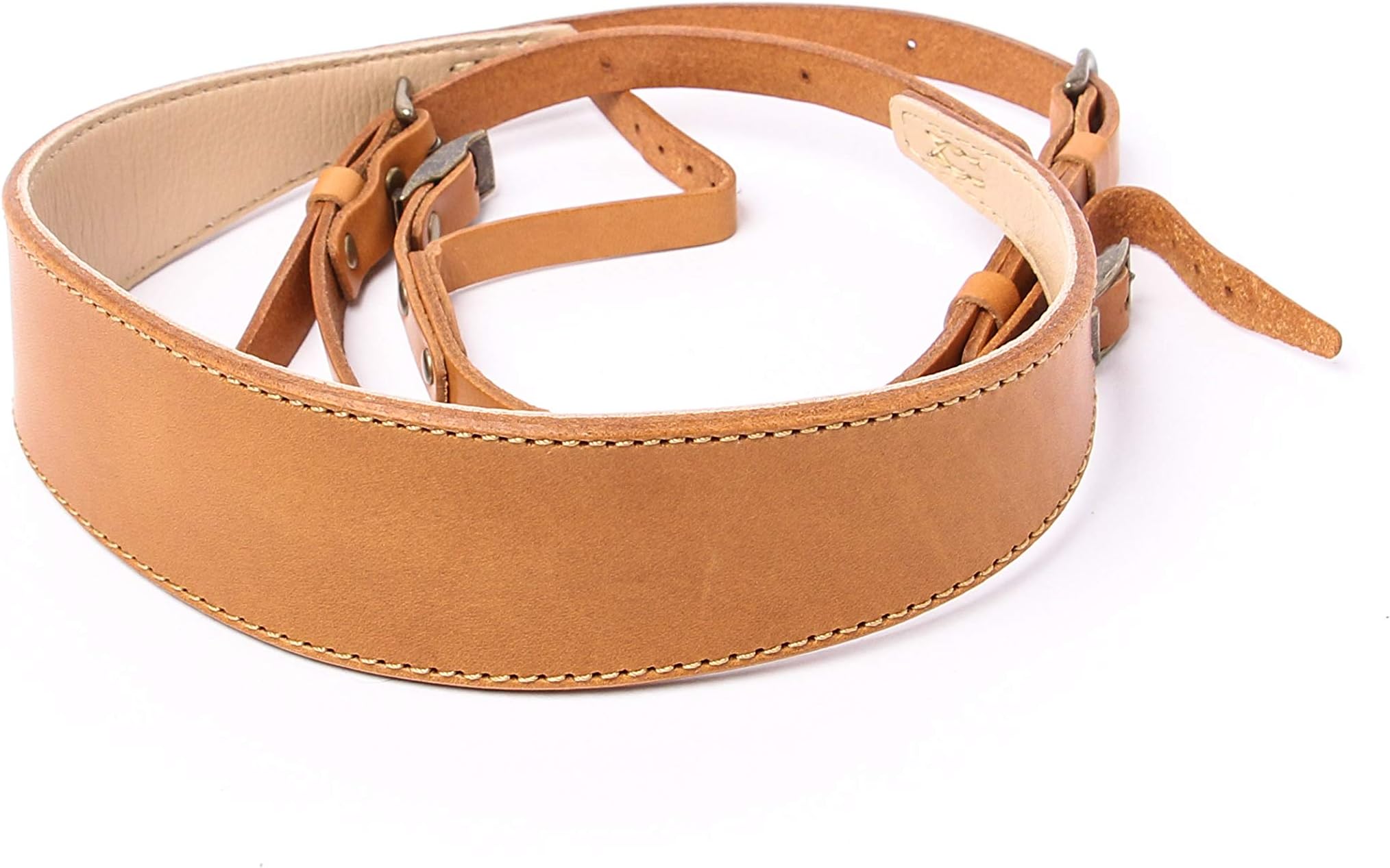 ROBERU Leather Strap for Single-Lens Reflex Cameras Camel