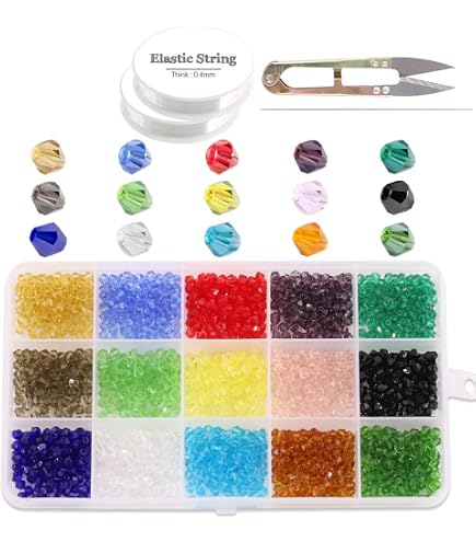 Lot De 200 Perles Bicônes à Facettes En Verre 4mm - Noir AB - Pour Fabrication De Bijoux, DIY, Création