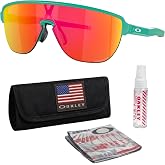 Oakley CORRIDOR OO9248 Shield Shape Sunglasses With Official Eyewear Kit | Men's &bull; Semi-Rimless Shield Design &bull; Lightweight O Matter Frame &bull; No-Slip Unobtainium Grip &bull; Impact Protection