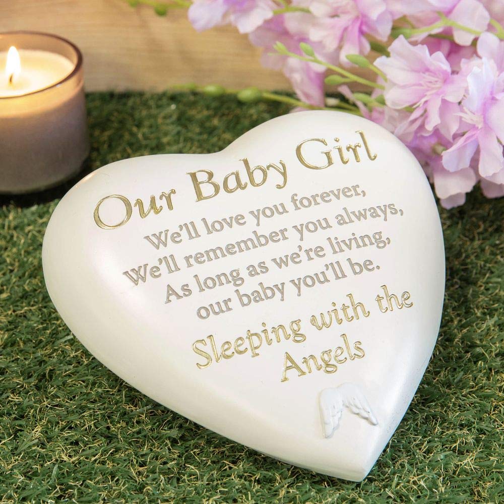 Thoughts of you Baby Girl Remembrance Graveside Memorial Ornament