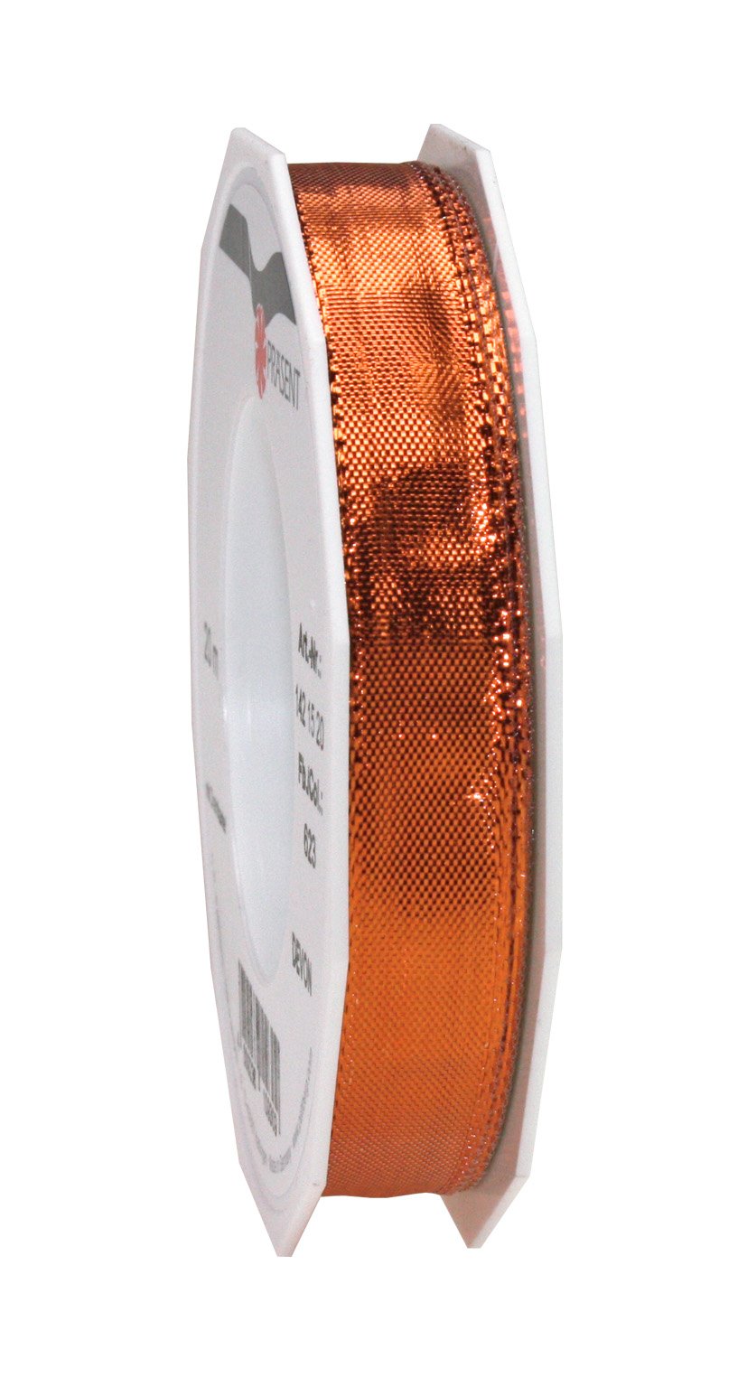 Präsent - Devon Wired Ribbon Copper 20-m-Roll 15 mm width — image 1