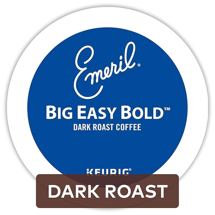 Emeril Big Easy Bold Keurig Single-Serve K-Cup Pods, Dark Roast Coffee, 72 Count