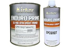 Kirker Enduro Prime DTM Epoxy Primer White EP610QT One Quart with Catalyst EPC611QT
