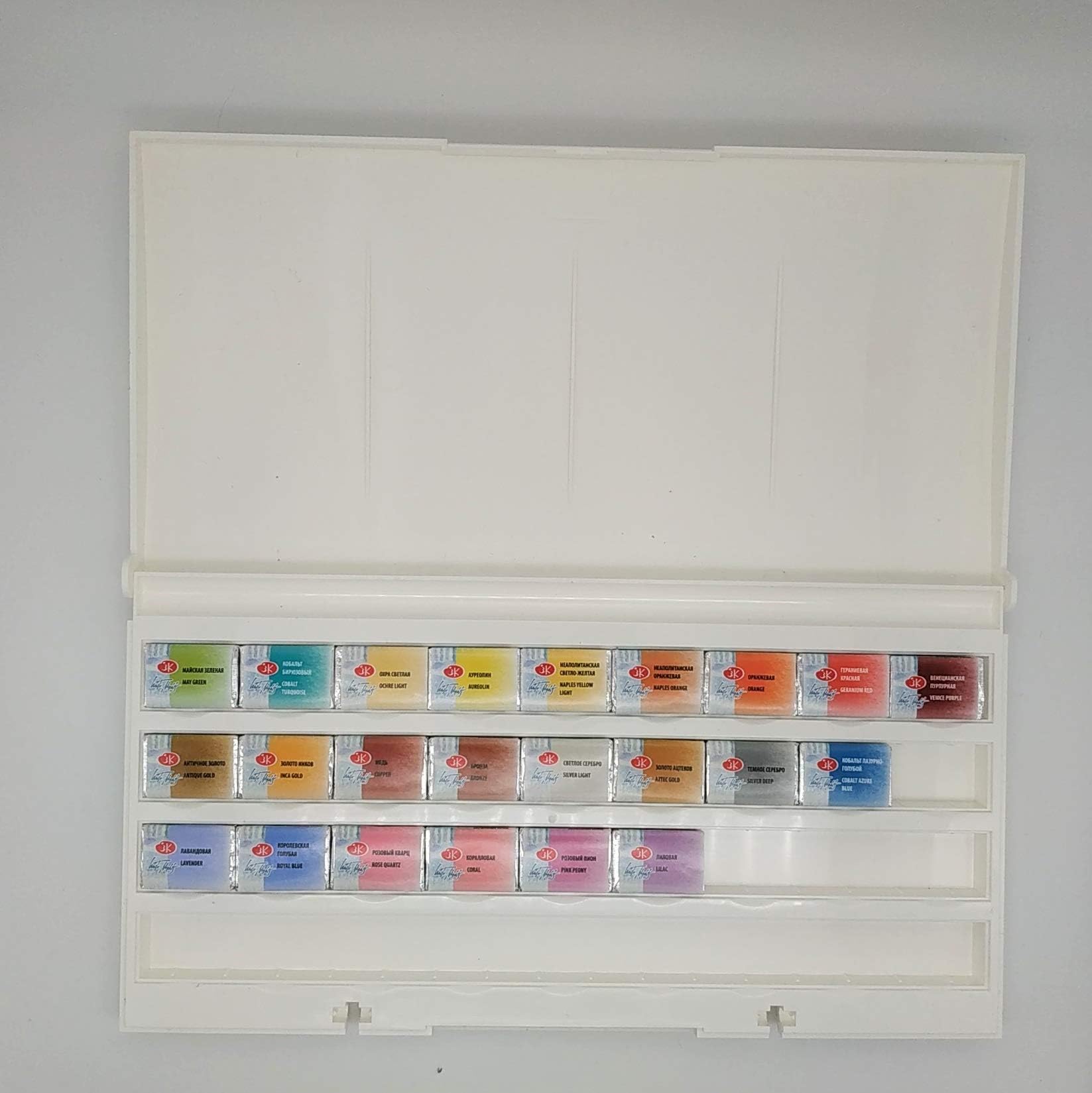 White Nights Unique Set 23 Artists Watercolour Professional Set 2.5ml Full Pans