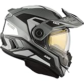 CKX Mission AMS Optic Snow Helmet w/Electric Shield (Matte Gray) (Small)