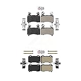 AmeriBRAKES Front Rear Semi-Metallic Disc Brake
