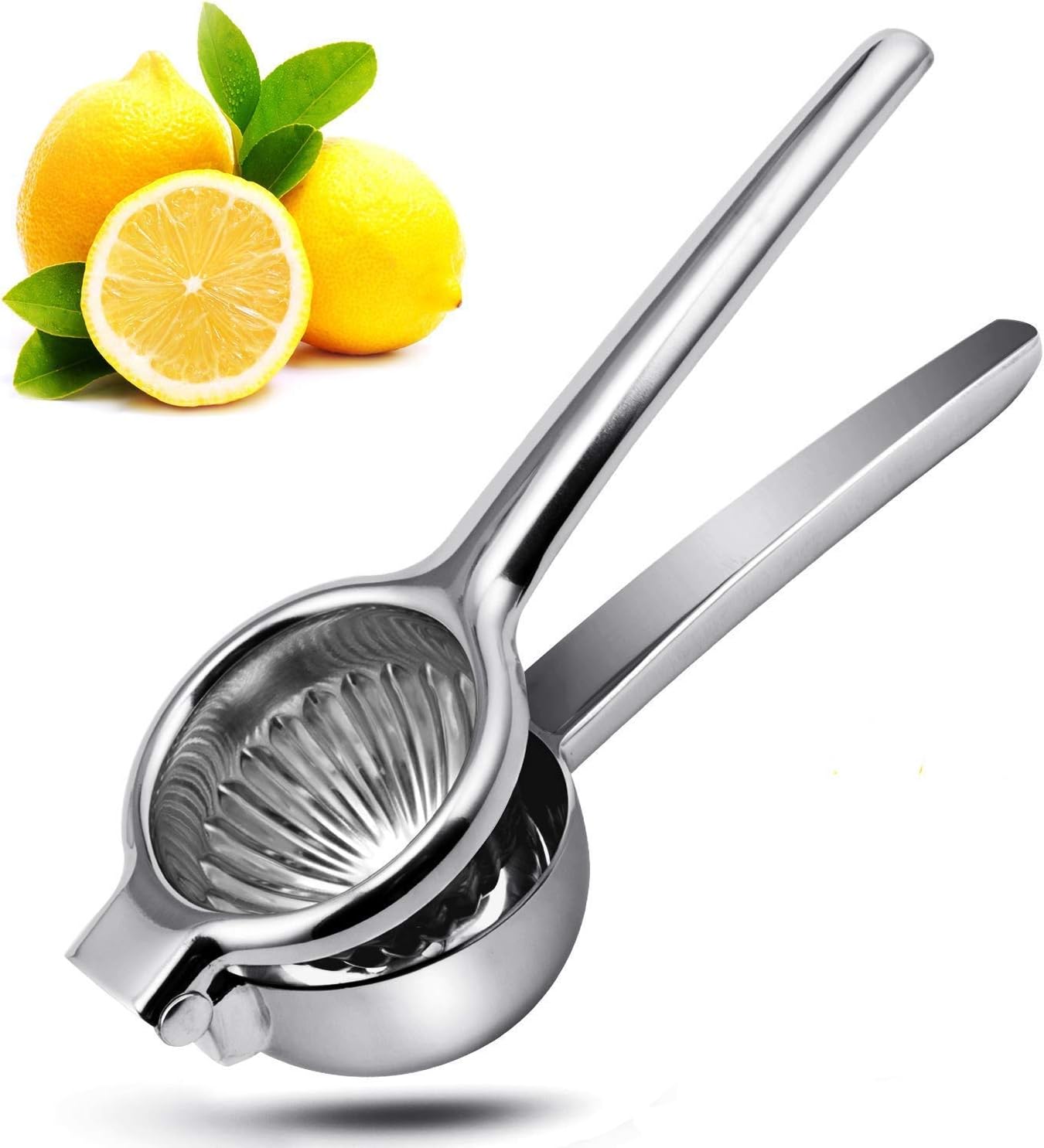 CHENJIU Lemon Squeezer Stainless Steel, Manual Lime Citrus Press Squeezer, Metal Hand Kitchen Juicer