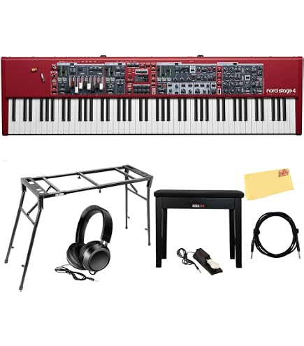 Amazon.com: Nord Stage 4 73-Key Fully-Weighted Keyboard : Musical