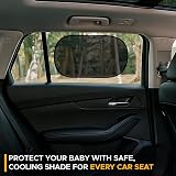 EcoNour Car Window Shades for Baby 4 Pack 20 x 12 inch Sun Protection view 9