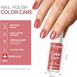 PODERM Nail Care Polish with Tea Tree Coral Pink 8ML Swiss Podiatrist view 5
