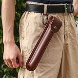 Kosibate Hand Auger Wrench Bushcraft Wood Drill Scotch Eye Tool w/ Leather Case view 7