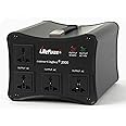 LiteFuze 2000W Voltage Converter Step-up/Down Auto Power Transformer - 110/120v to 220/240v - Heavy Duty – Circuit Breaker Protection – Converting Box Technology - Black