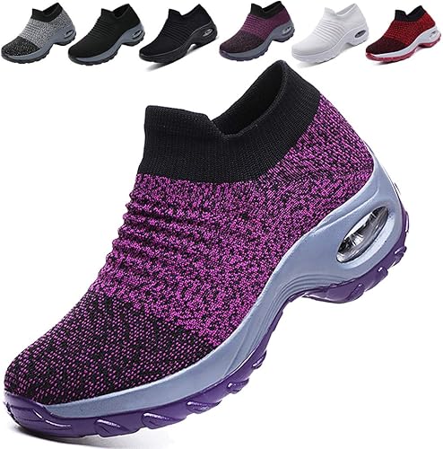 Amazon Bravell ウォーキングシューズ レディース 船型底 デッキシューズ ランニング スリッポン ローファー 作業靴 ナース シューズ 看護師 エアクッション 厚底 ストレッチ 無地 軽量 通気 美脚 ウォーキング