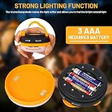 Eidoct Camping Lantern 3 Pack Waterproof LED Tent Light Magnetic Base 3 Modes view 3
