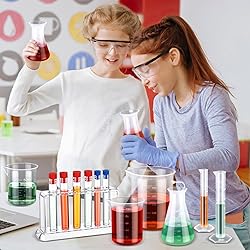 Baderke 28 Pcs Beakers and Test Tubes Set Including