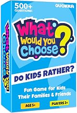 QUOKKA What Would You Choose? Card Quiz Game for Kids 5+ Family