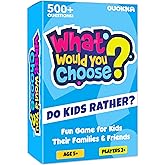 QUOKKA Board Game for 8-12 Year Olds - Original Edition - Family Card Game for Kids Ages 5-8 - What Would You Choose | Do Kids Rather? | Pick Your Answer | Get to Know You - Fun Game Night for Kid