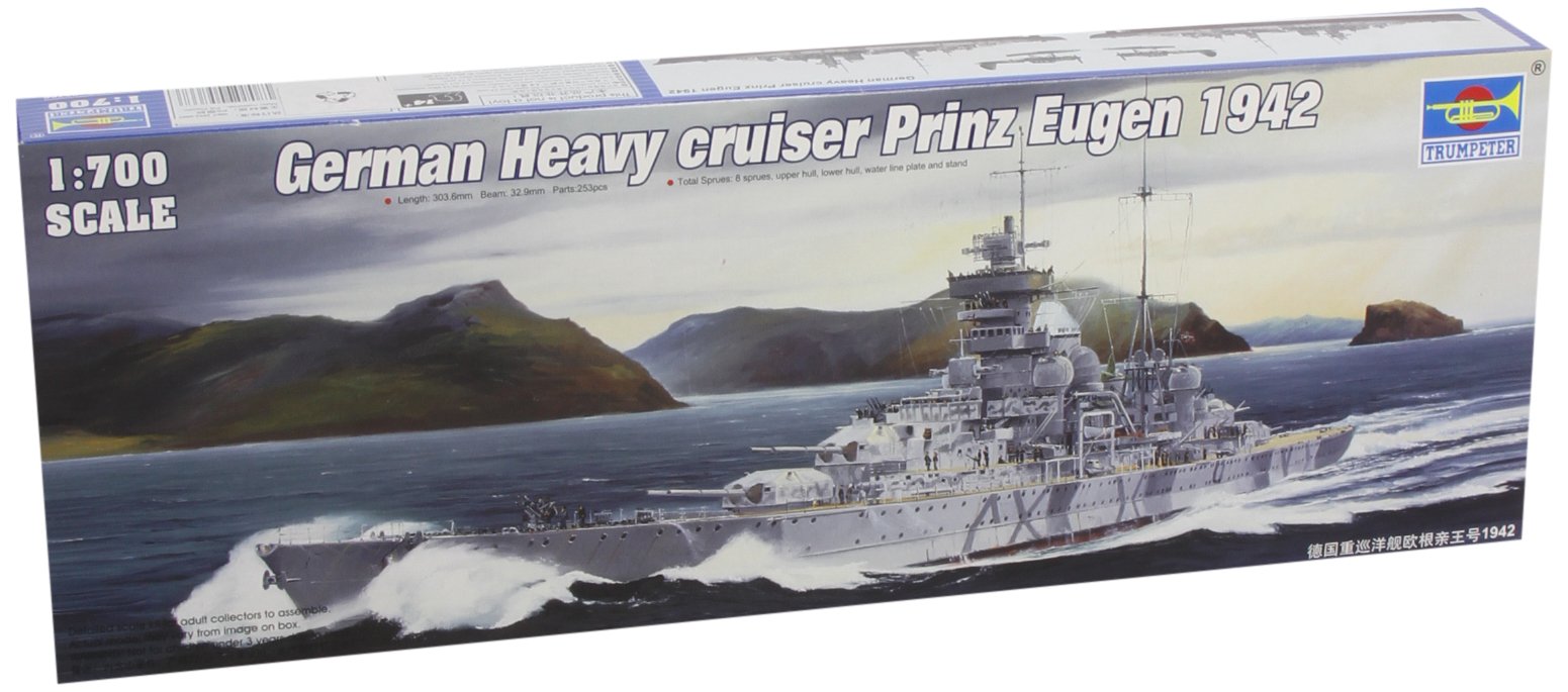 Trumpeter 1:700 - German Cruiser Prinz Eugen (1942)