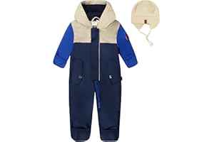 Deux par Deux Baby Boy Mid-Season One- Piece Outerwear With Hat