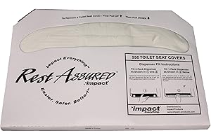 ROCHESTER MIDLAND Rest Assured Toilet Seat Covers (5,000 Count - 20 Pack)