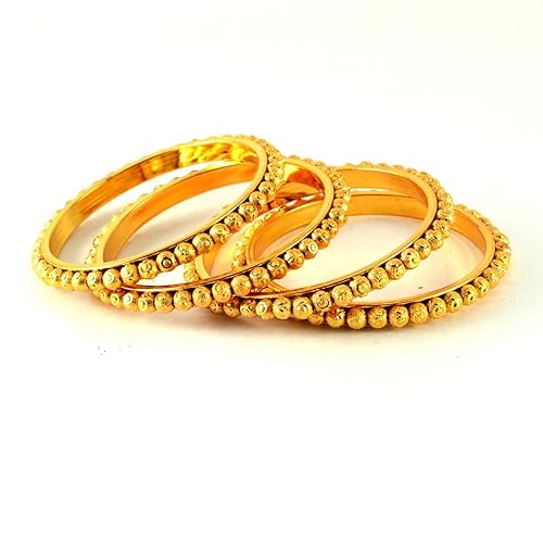 Bangle Set for Women (Gold) (ban1211-2.4)