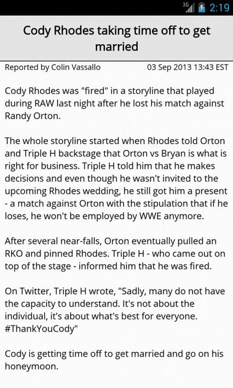 Wrestling-Online.com News