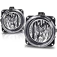 AUTOSAVER88 Fog Lights Compatible with 2002 2003 2004 Ford Focus (SVT Model Only) 2005 2006 Escape 2003 2004 Mustang (Cobra Model Only) 2002 Lincoln LS Fog Light Replacement,with 12V 42W H10 Bulbs