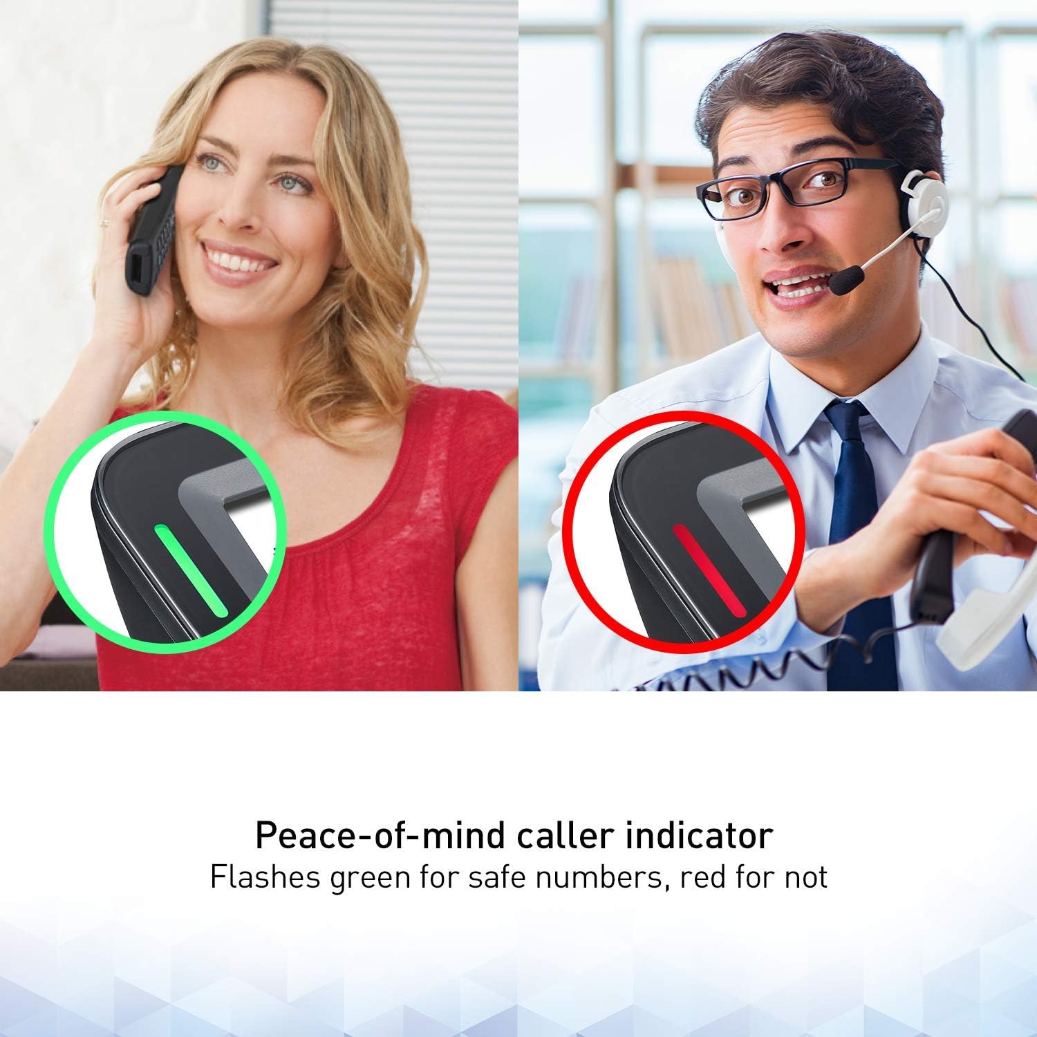 Panasonic Call Blocker for Landline Phones, One-Touch Call Block and 16, 000 Number Block, Bilingual Talking Caller ID - KX-TGA710 / KX-TGA760 (Black) (KX-TGA710B / KX-TGA760B) (Renewed): Electronics