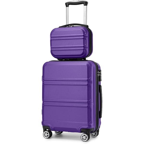 Amazon.com | TRAVELEO 4 Piece Carry On Luggage Set 20 Inch