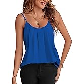 Zeagoo Womens Summer Sleeveless Tops Scoop Neck Cute Tank Camisole Casual Loose Fit Tops