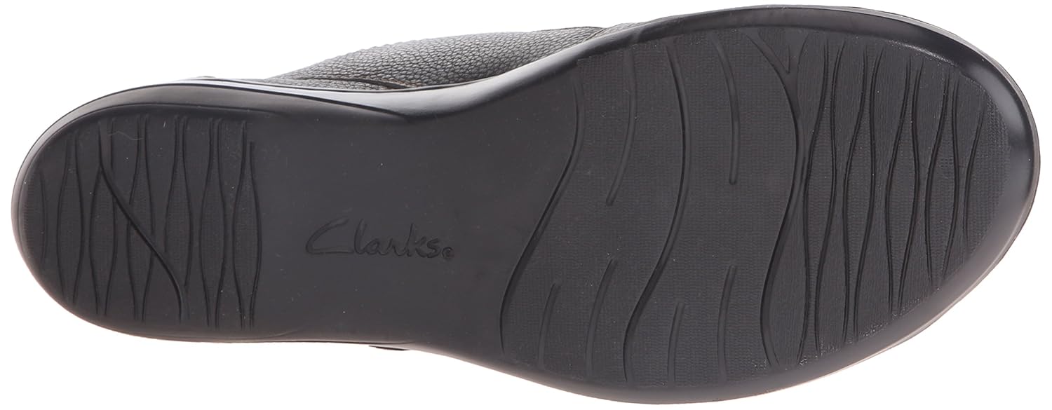 clarks women's evianna doyle fisherman sandal black 6 b(m) us