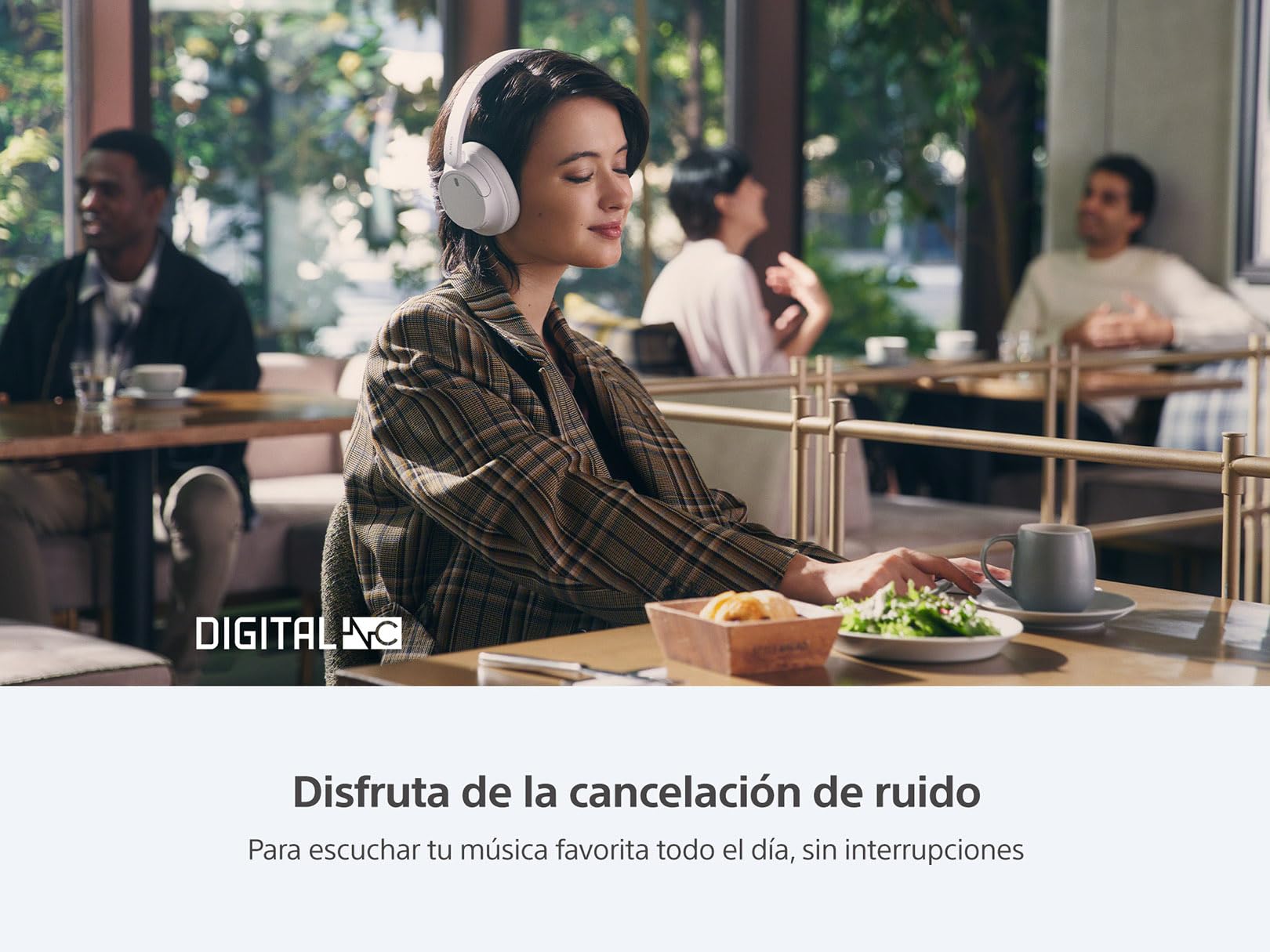 Sony WH-CH720NB Auriculares Inalámbricos Bluetooth con Cancelación de Ruido - Micrófono Incorporado - Hasta 35 Horas de Duración de la Batería y Carga Rápida - Negro - Versión Internacional