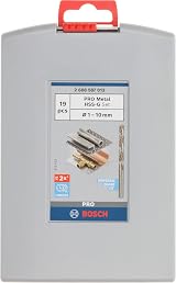 Bosch Professional 19pc HSS-G ProBox Drill Bit Set 1-10 mm DIN 338 view 2