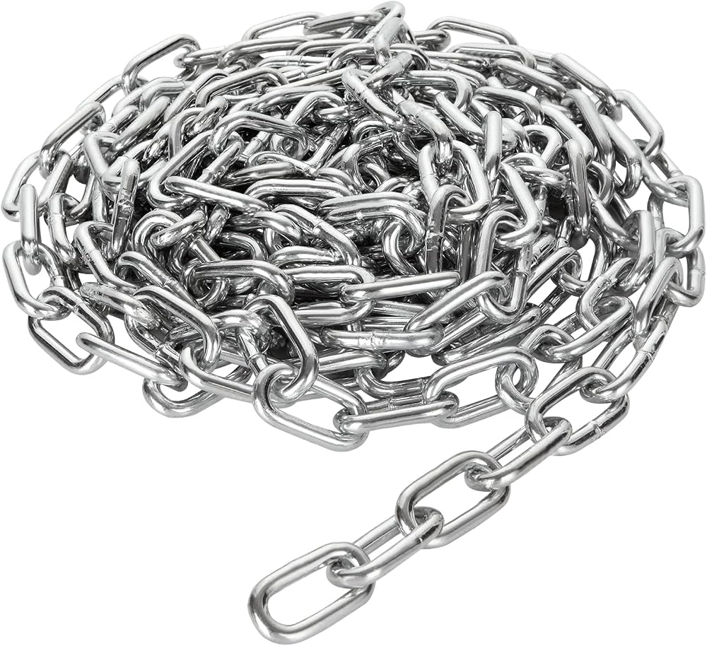 JMIATRY 6m 6mm 304 Stainless Steel Chain Heavy Duty Welded Link Fence Security