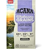 ACANA Wholesome Grains Dry Dog Food Large Breed Puppy Recipe 22.5lb Bag