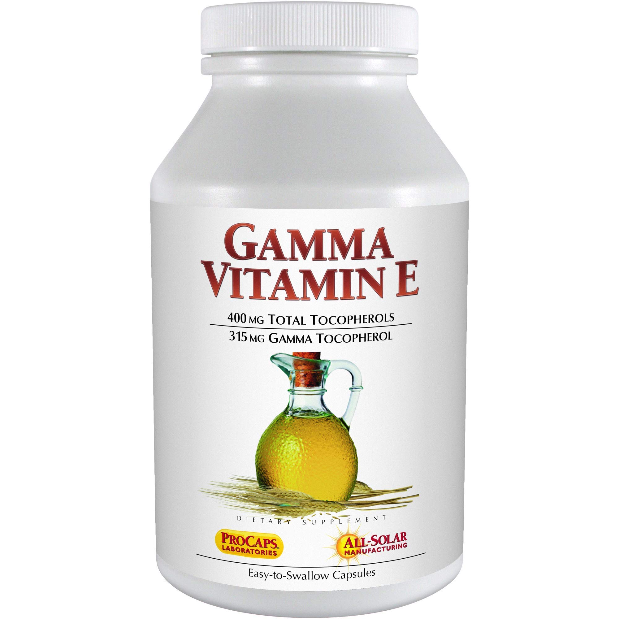 Andrew Lessman Gamma Vitamin E 60 Softgels 315 mg Gamma Tocopherol