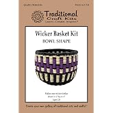 Traditional Craft Kits Wicker Basket Kit - Bowl Shape