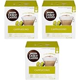 NESCAFE Dolce Gusto Cappuccino 30x Coffee Pods (Pack of 3, 45 Servings, Total 90 Pods)