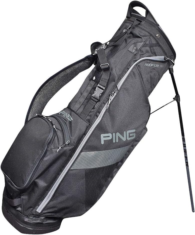 New Ping 2018 Hoofer Lite Golf Stand Bag (Black), Carry Bags Amazon