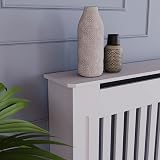 Vida Designs Chelsea Radiator Cover White Extra Large H82xW172xD19cm view 5
