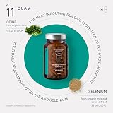 CLAV Organic Thyroid Support Capsules with Kelp Iodine Selenium 120 view 4