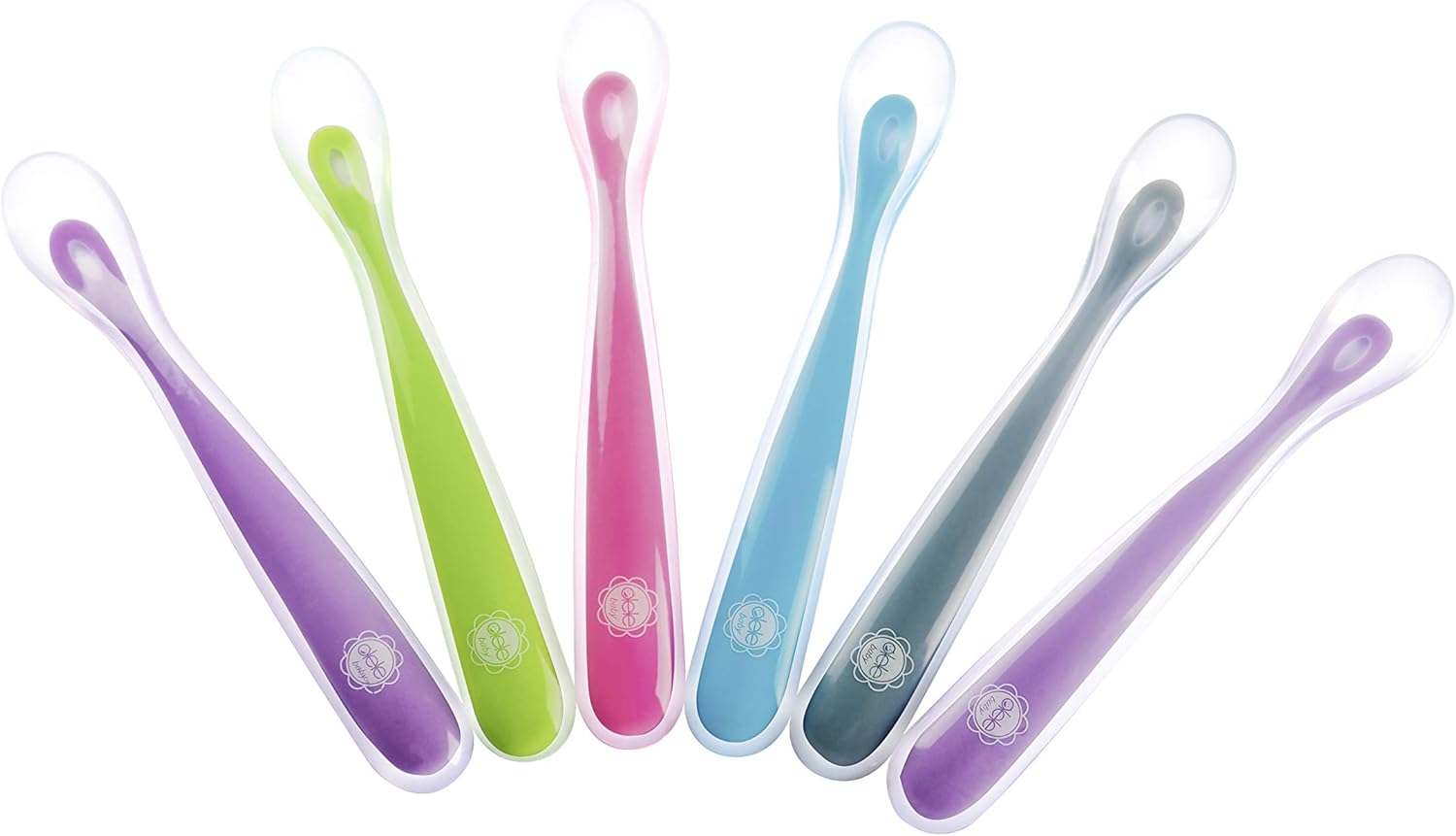 cucchiaio in silicone per l'alimentazione dei bambini