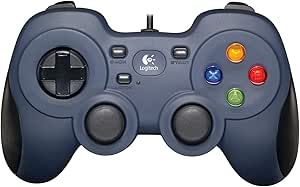 Logitech F310 Wired Gamepad Controller Console Like Layout 4 Switch D-Pad PC - Blue