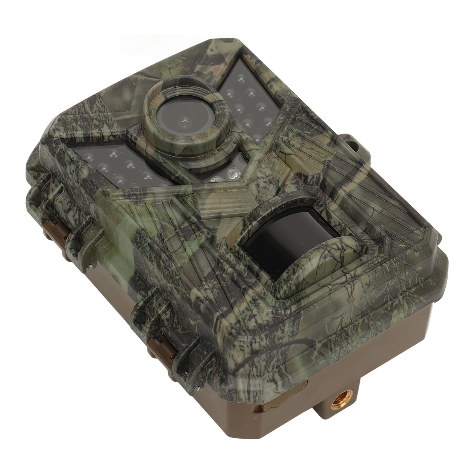 Mini Trail Camera, 16MP 1080P Game Hunting Camera Motion Detection with IR Night Vision, 0.2S Trigger Time, IP66 Waterproof PIR Sensor Video Cam for Wildlife Scouting